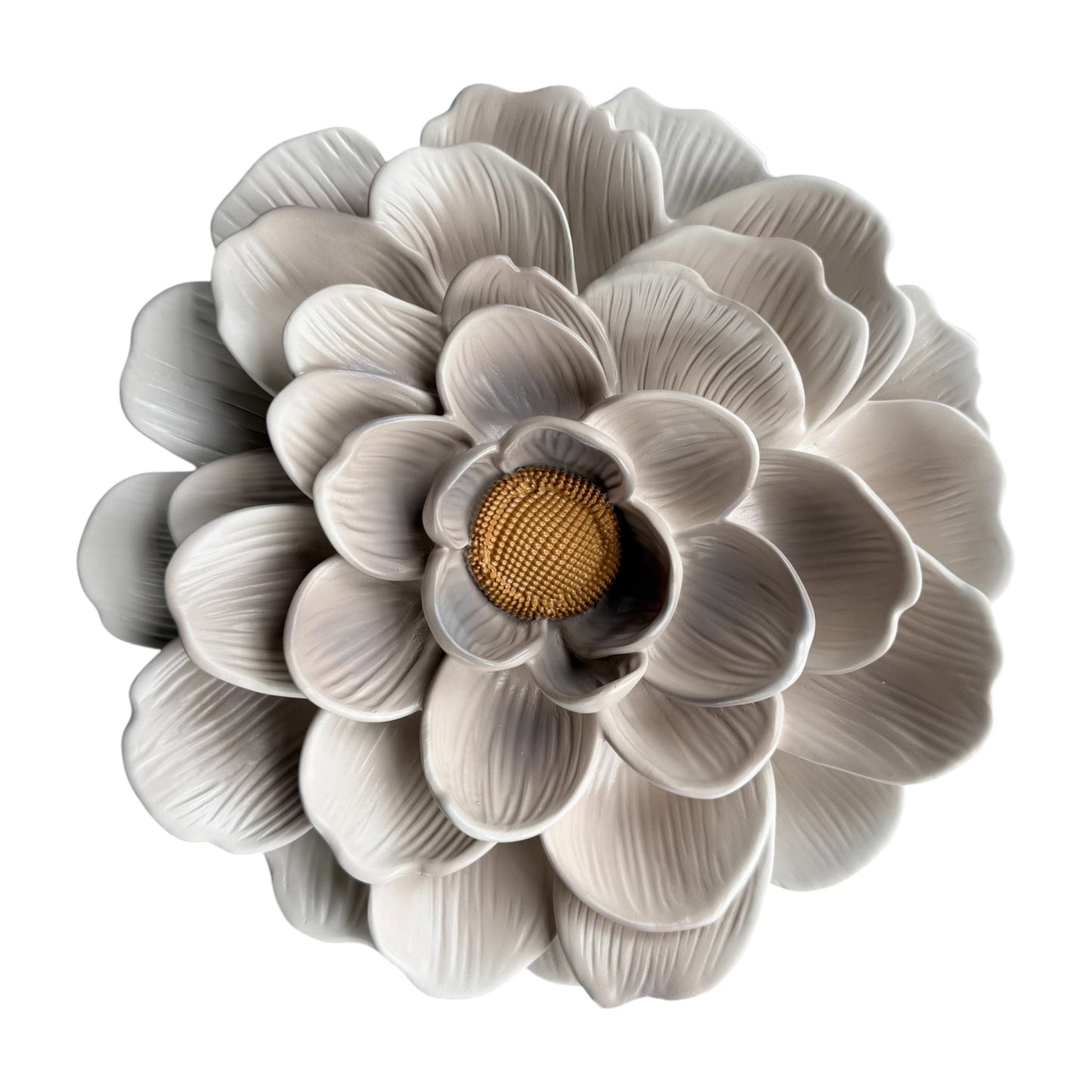 Wandbord - beige muurbloem Limited Edition