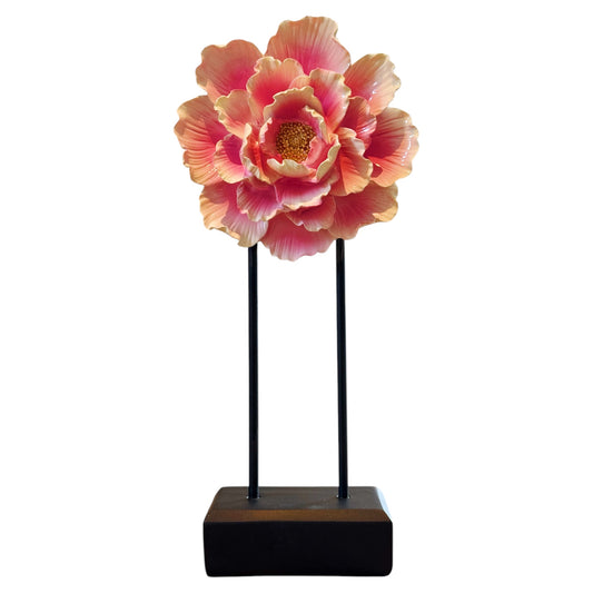 Roze bloem decoratie standaard bij Stylebyclariss