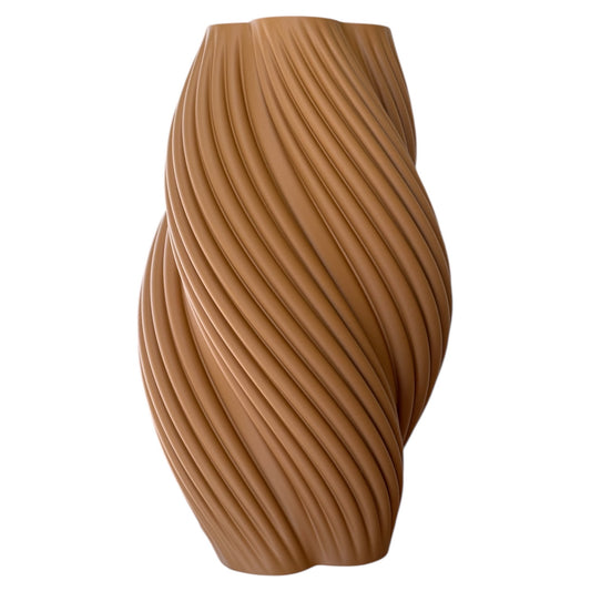 Strakke 3D geprinte vaas in minimalistisch design