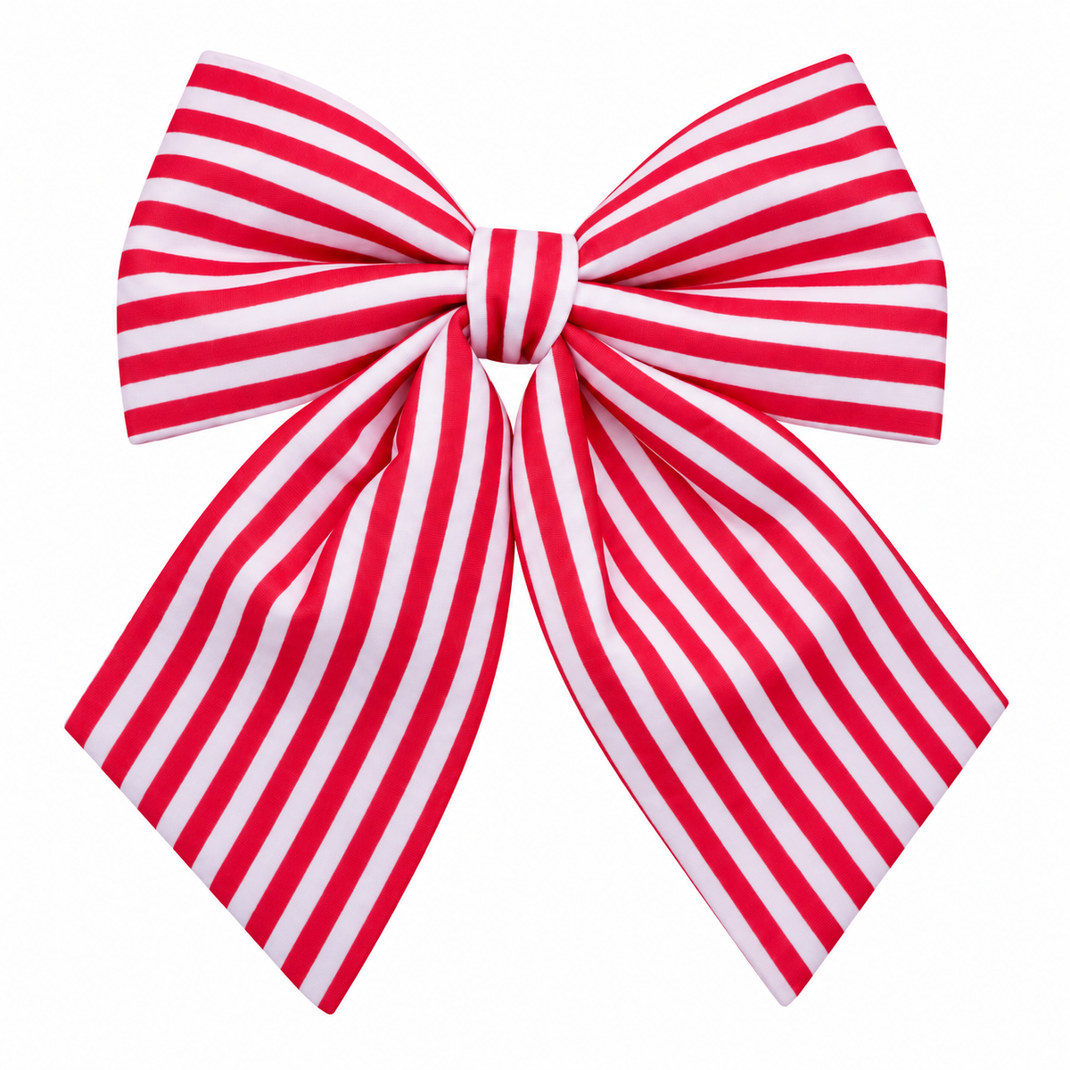 Kerst strik - rood wit gestreept