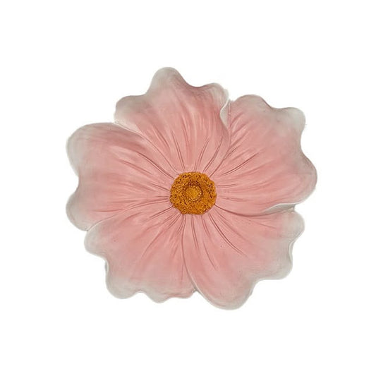wandbord - bloem helia beige