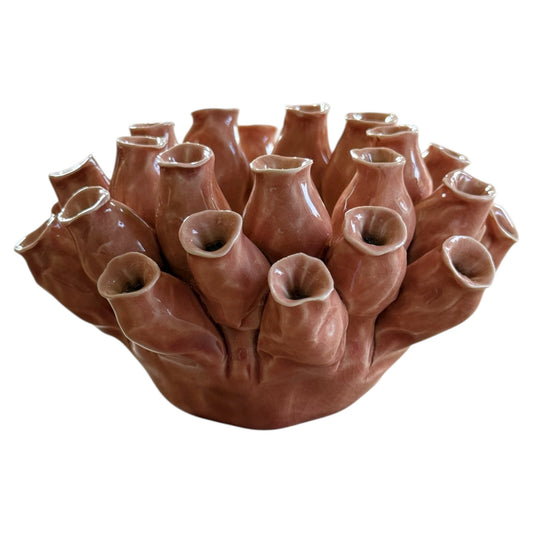 beige papaver kandelaar