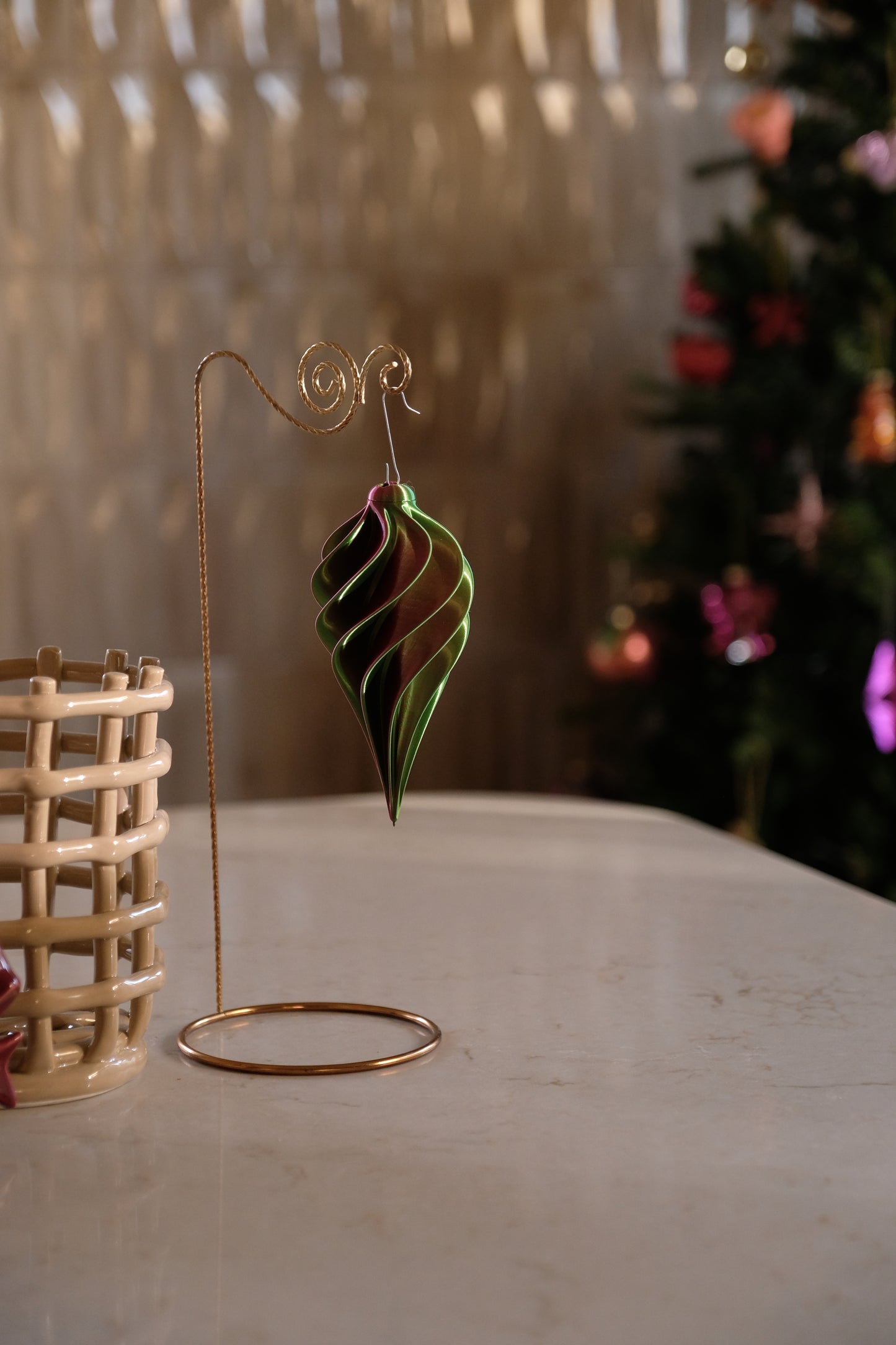 bijzondere kerstballen groen