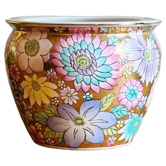 chinese vaas bloempot gekleurd bij StyleByClariss