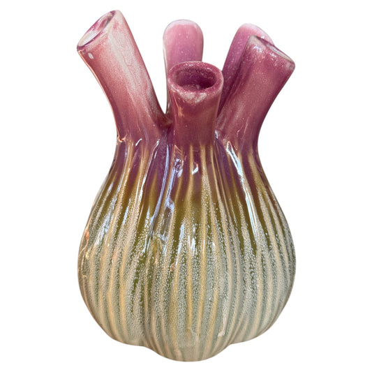 groene tulpenvaas woonaccessoires 