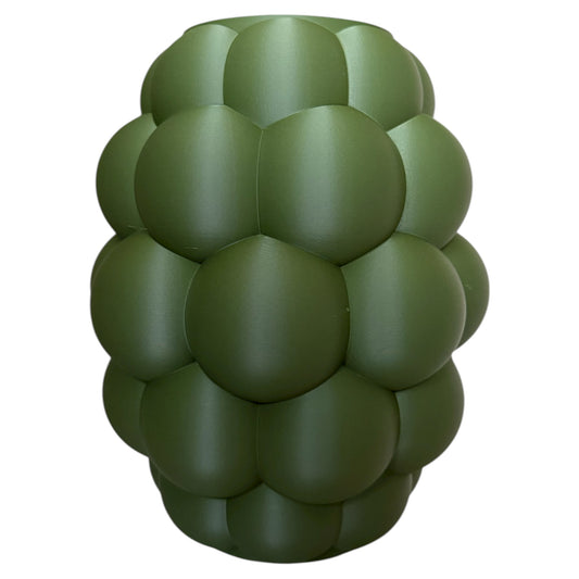 kerstbal vaas donker groen