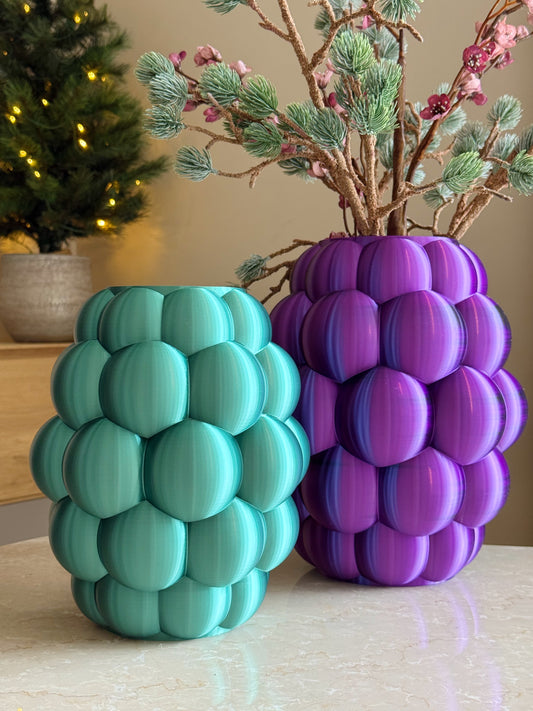 kerstbal vaas groen kerstdecoratie