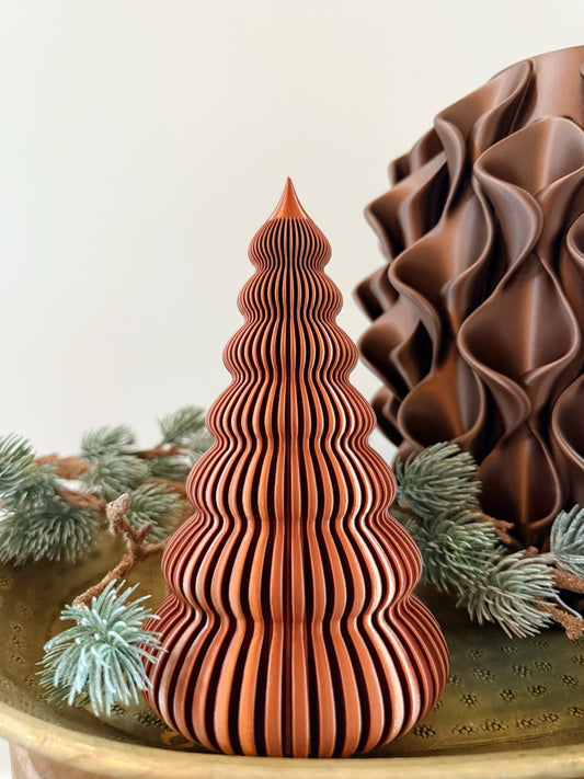 kleine kerstboom warm koper