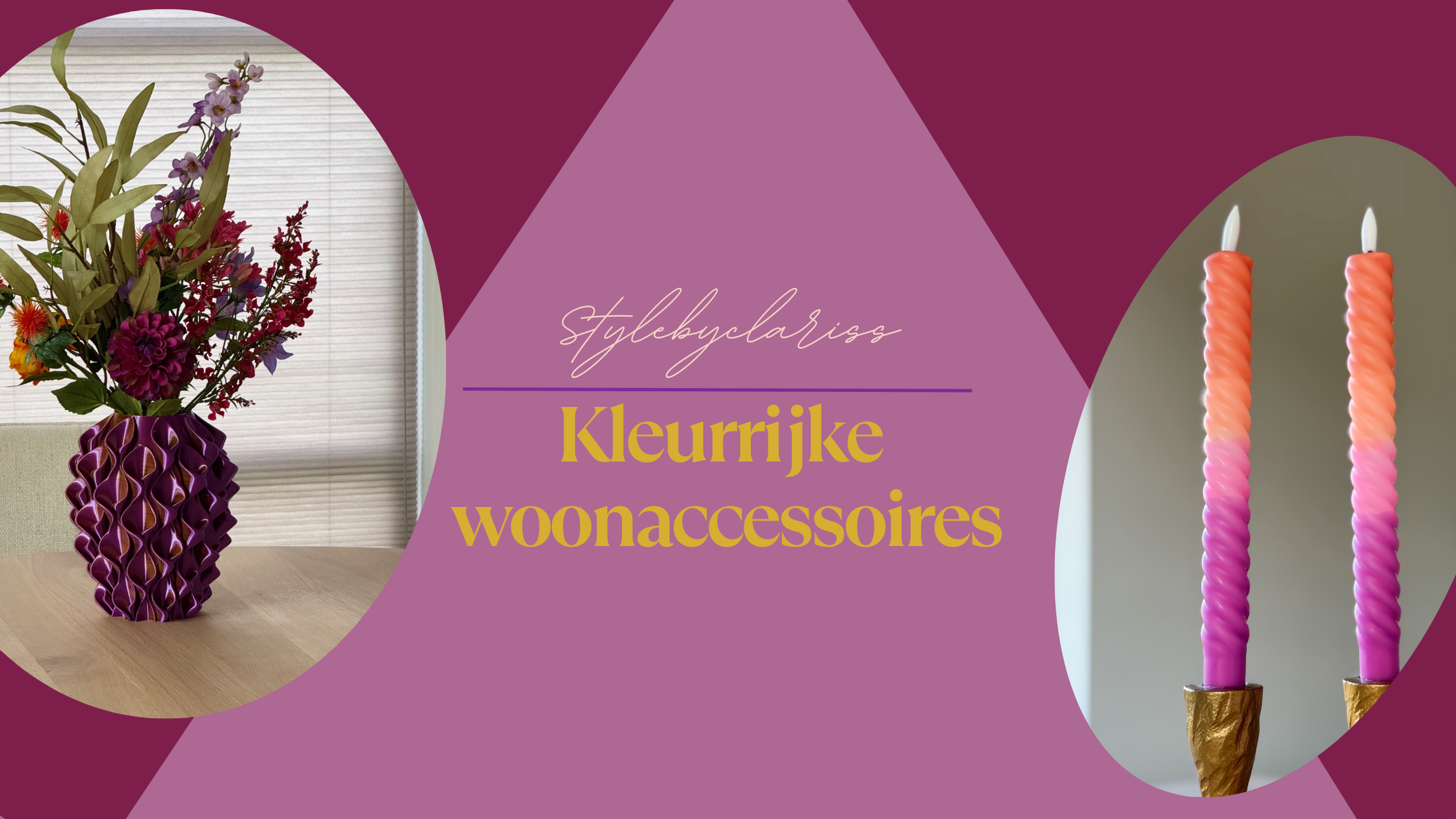 kleurrijke woonaccessoires roze