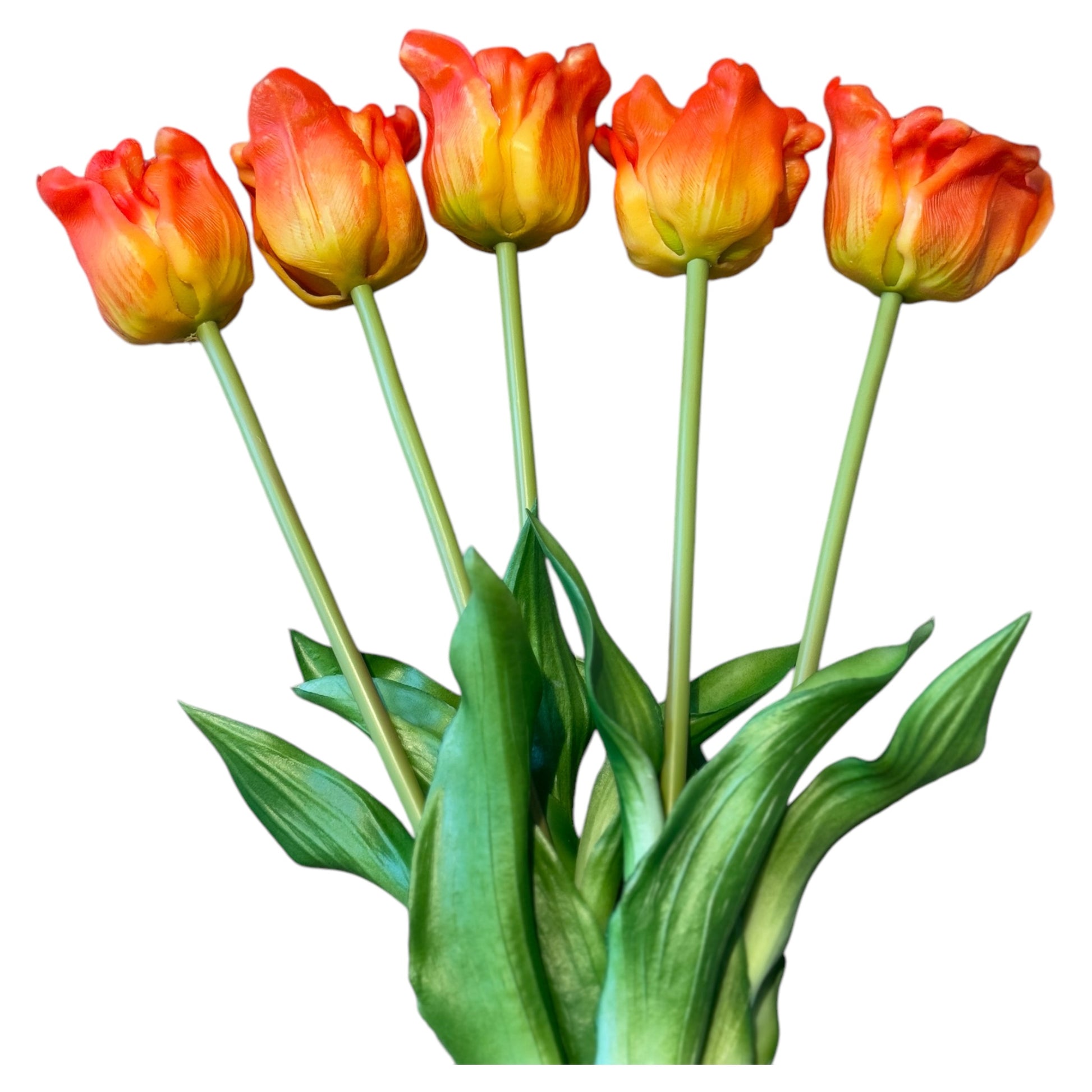 kunst tulpen oranje bij Stylebyclariss