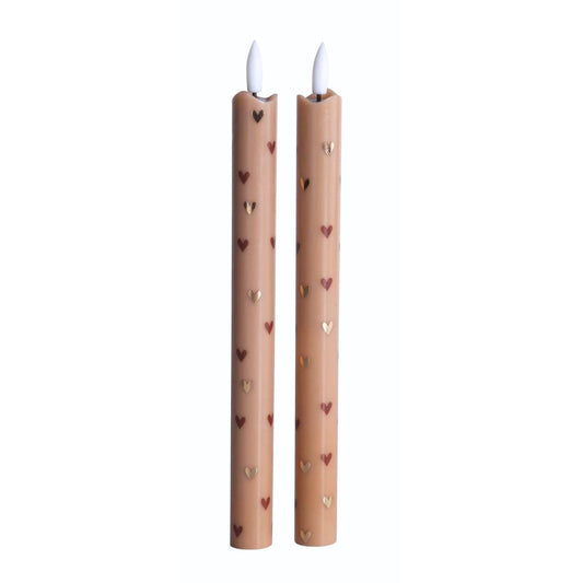 led kaatsen op batterij beige