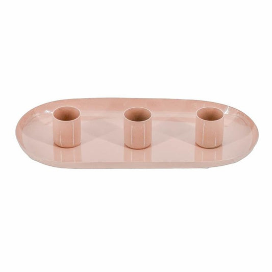 mooie roze kandelaar