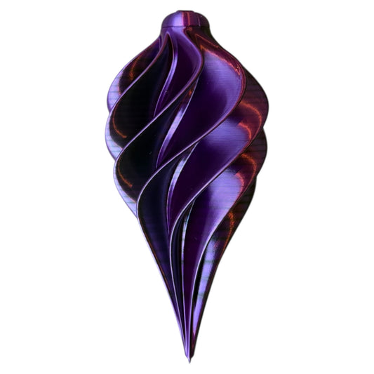 paarse bijzondere kerstbal