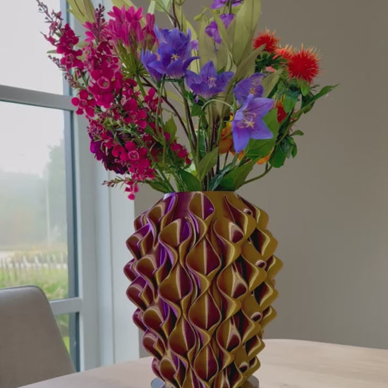 video groot zijden bloemen boeket