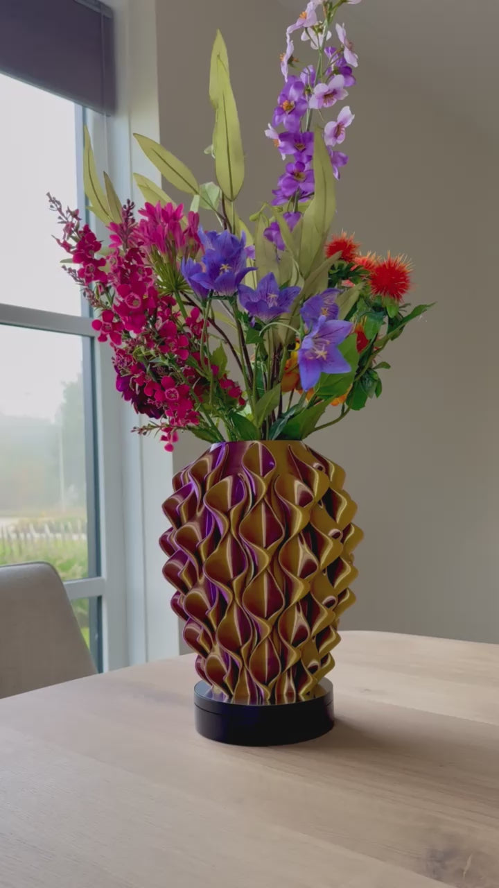 video groot zijden bloemen boeket