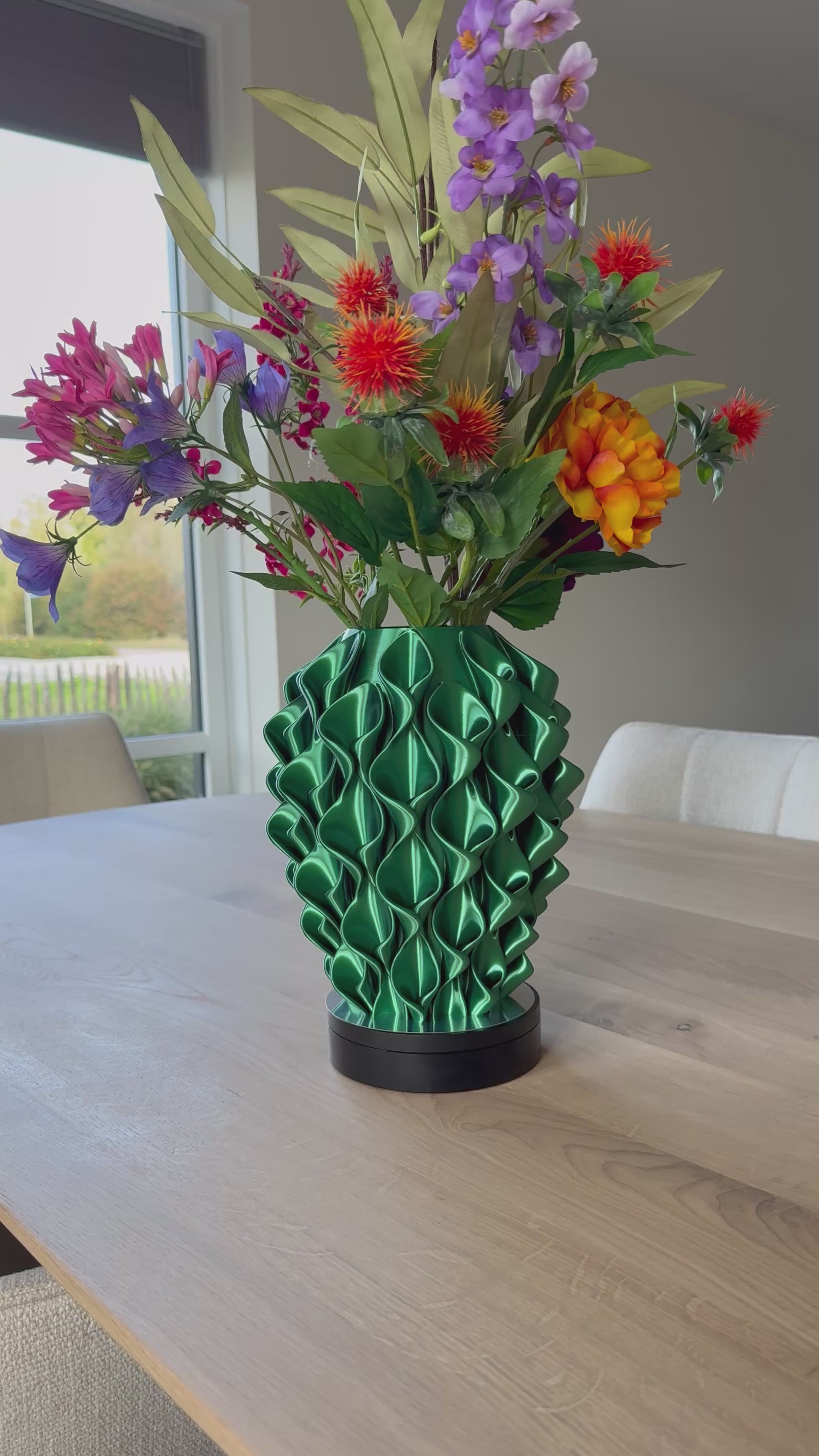 3d geprinte vaas video