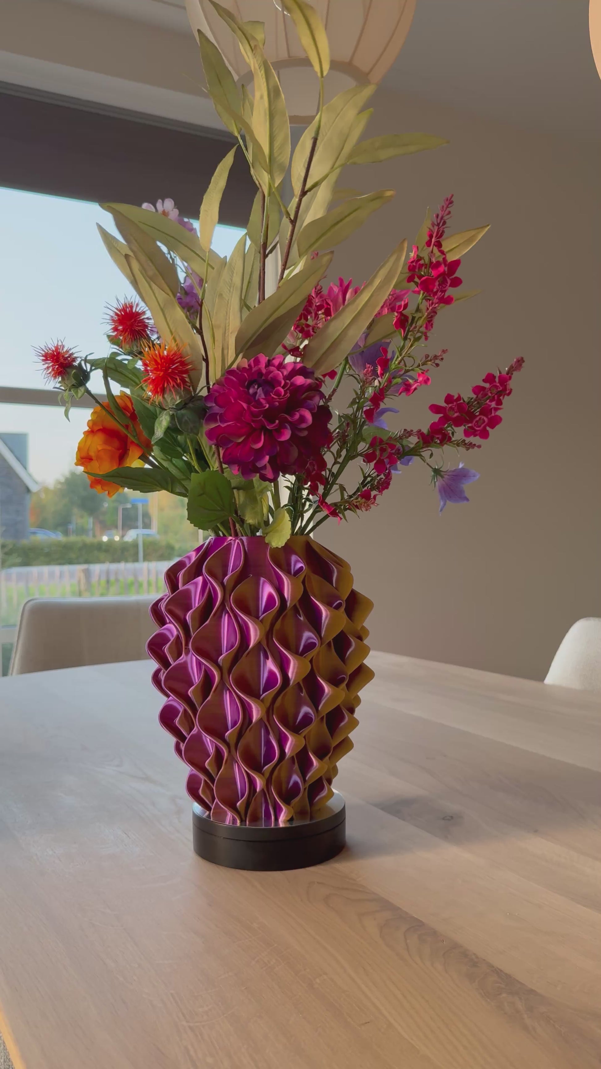 video roze 3d vaas