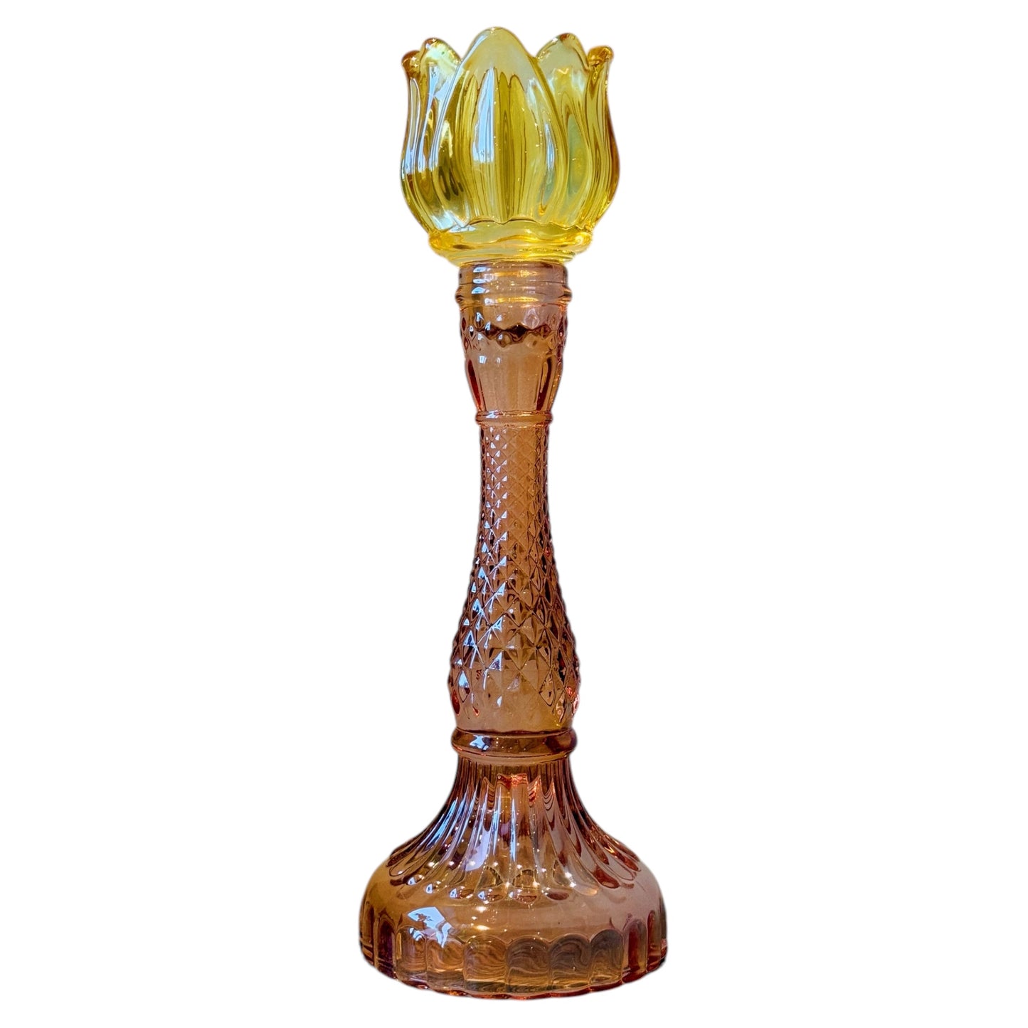 tulp waxinelichthouder glas bij Stylebyclariss