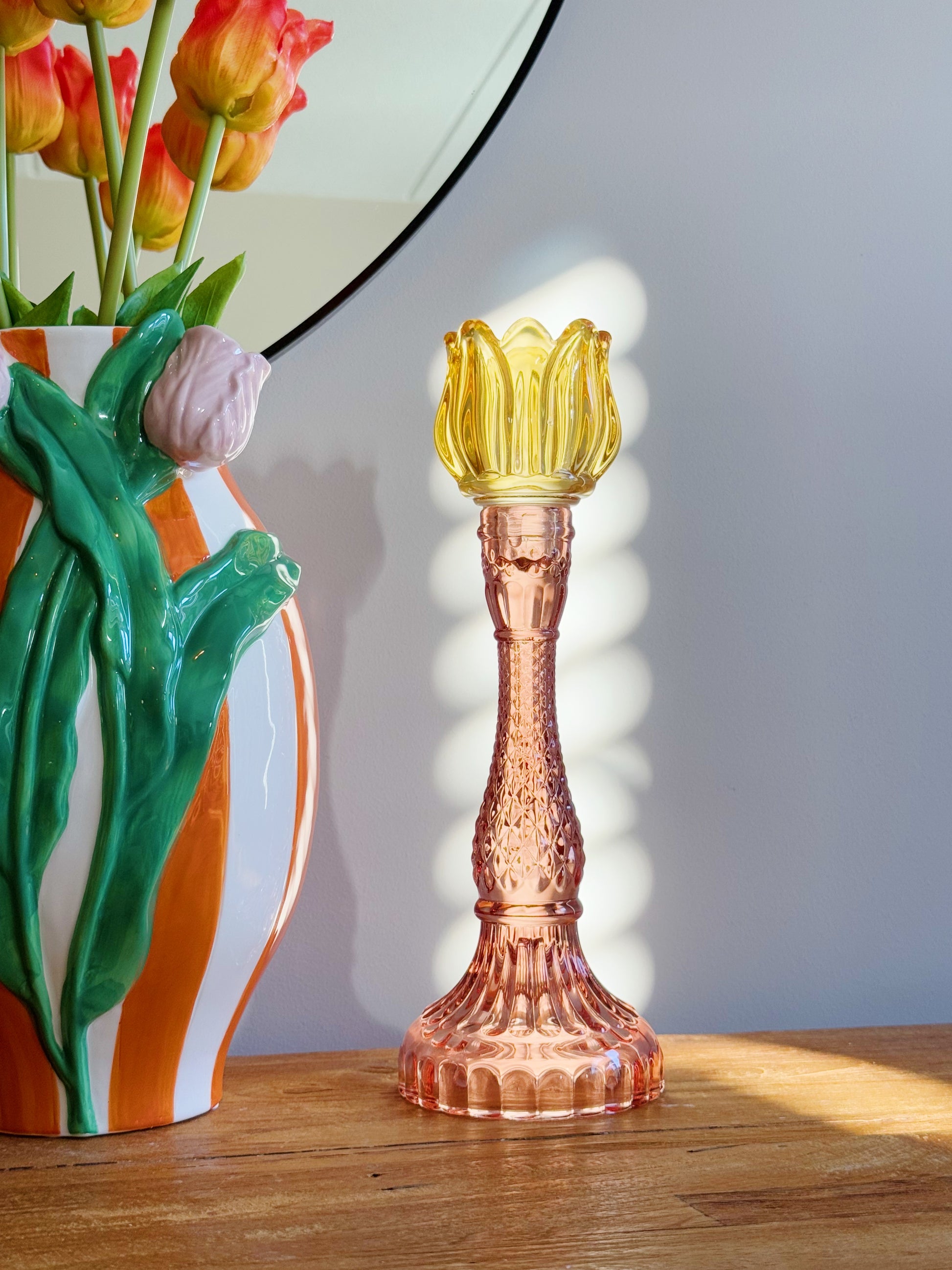 tulpen kandelaar bij Stylebyclariss