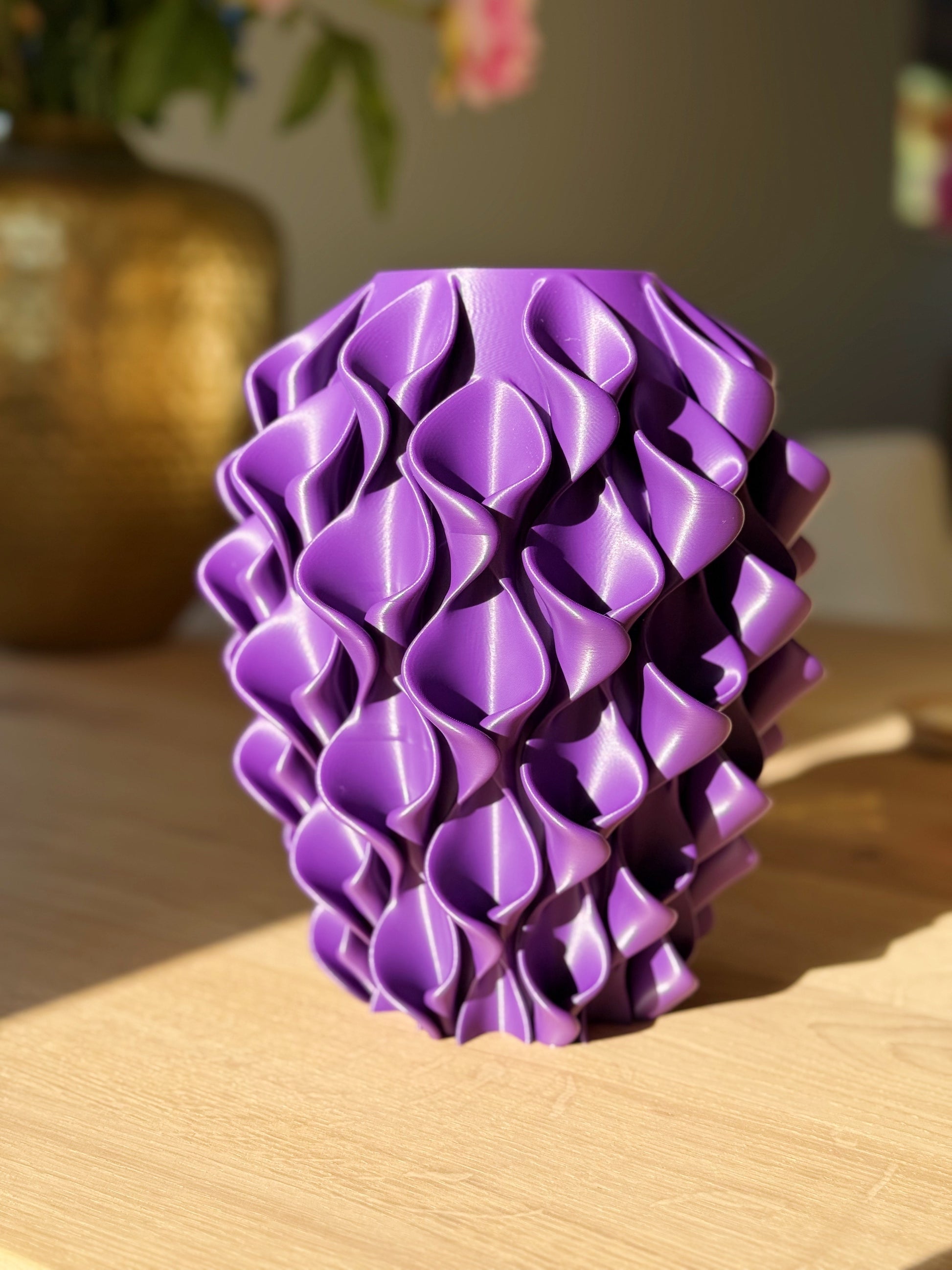 vaas paars 3d geprint 